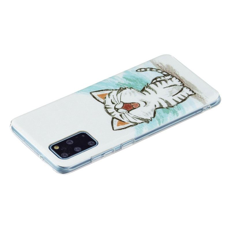 Capa Para Samsung Galaxy S20 Plus / S20 Plus 5G Gato Fluorescente