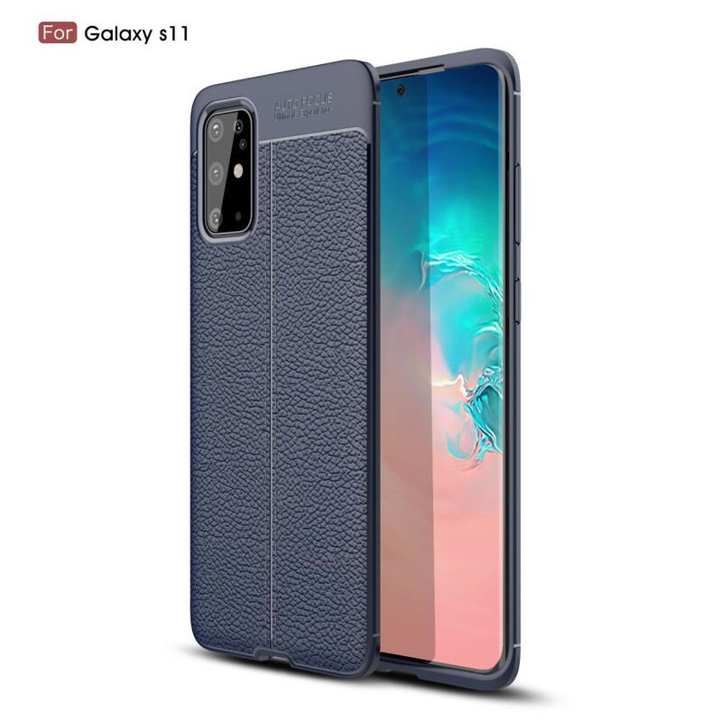 Capa Para Samsung Galaxy S20 Plus / S20 Plus 5G Linha Dupla De Lichia