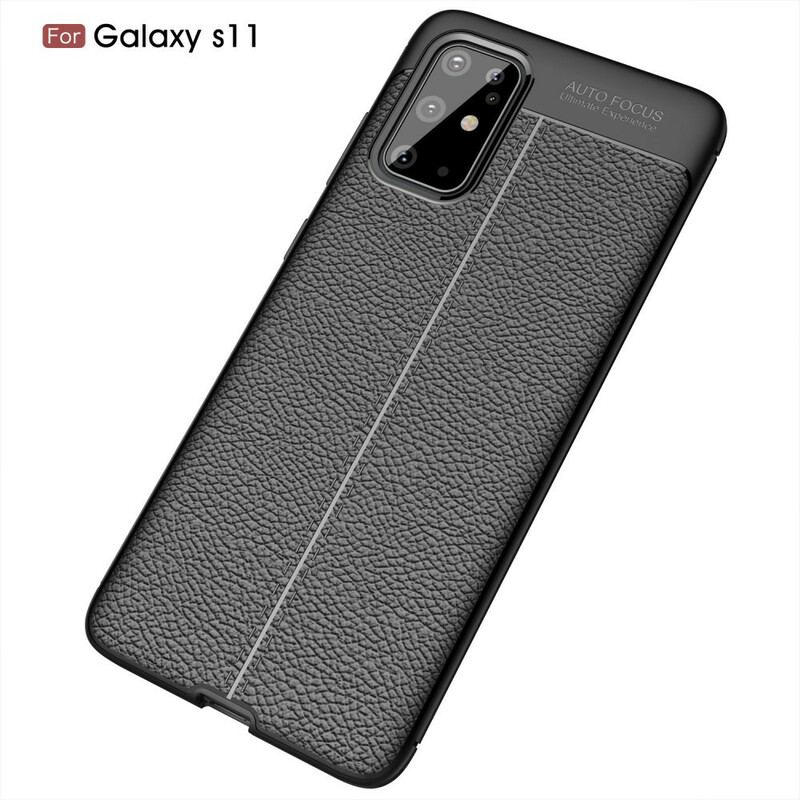 Capa Para Samsung Galaxy S20 Plus / S20 Plus 5G Linha Dupla De Lichia