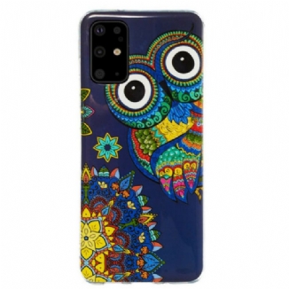 Capa Para Samsung Galaxy S20 Plus / S20 Plus 5G Mandala Coruja Fluorescente