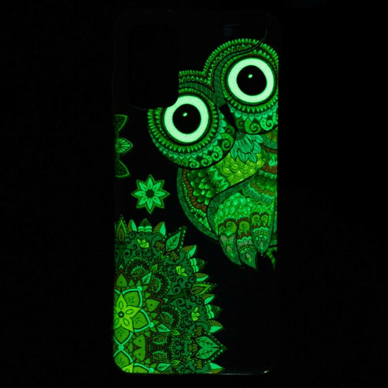 Capa Para Samsung Galaxy S20 Plus / S20 Plus 5G Mandala Coruja Fluorescente