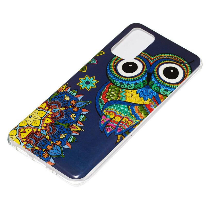 Capa Para Samsung Galaxy S20 Plus / S20 Plus 5G Mandala Coruja Fluorescente