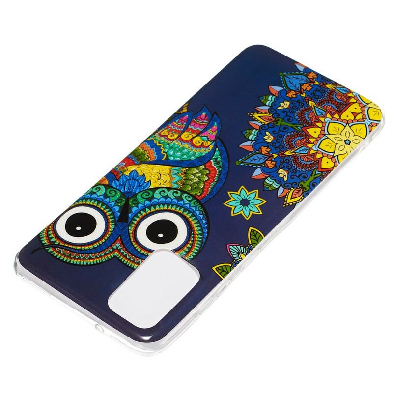 Capa Para Samsung Galaxy S20 Plus / S20 Plus 5G Mandala Coruja Fluorescente