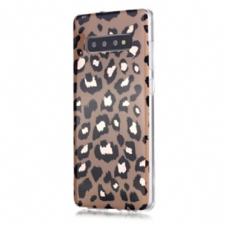 Capa Para Samsung Galaxy S20 Plus / S20 Plus 5G Mármore Estilo Leopardo