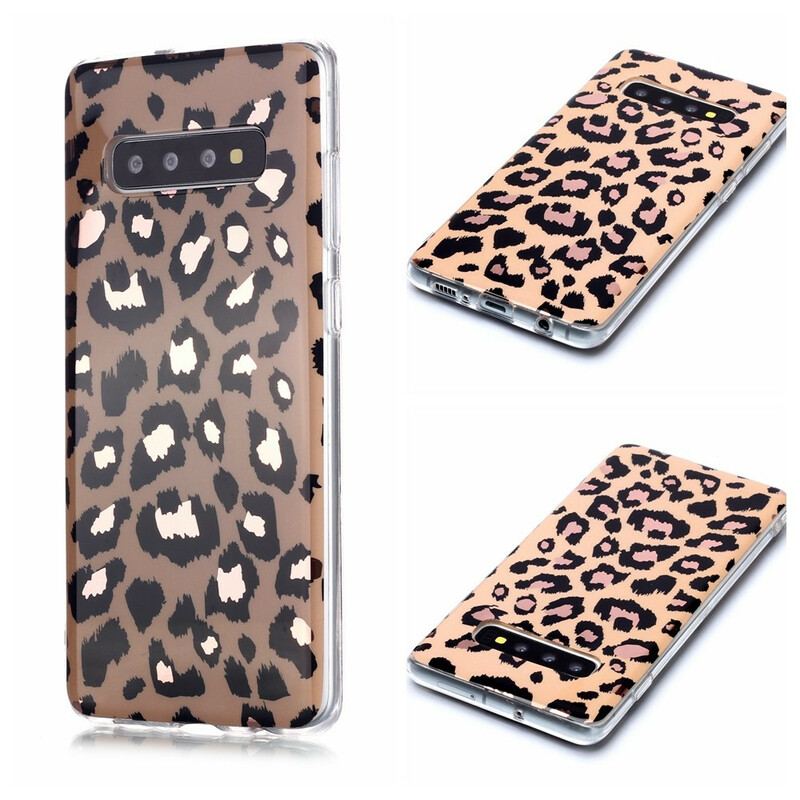 Capa Para Samsung Galaxy S20 Plus / S20 Plus 5G Mármore Estilo Leopardo