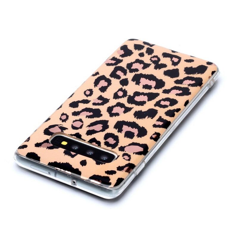 Capa Para Samsung Galaxy S20 Plus / S20 Plus 5G Mármore Estilo Leopardo