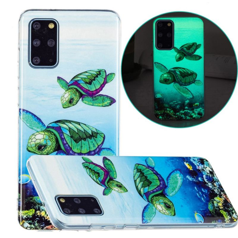 Capa Para Samsung Galaxy S20 Plus / S20 Plus 5G Tartarugas Fluorescentes