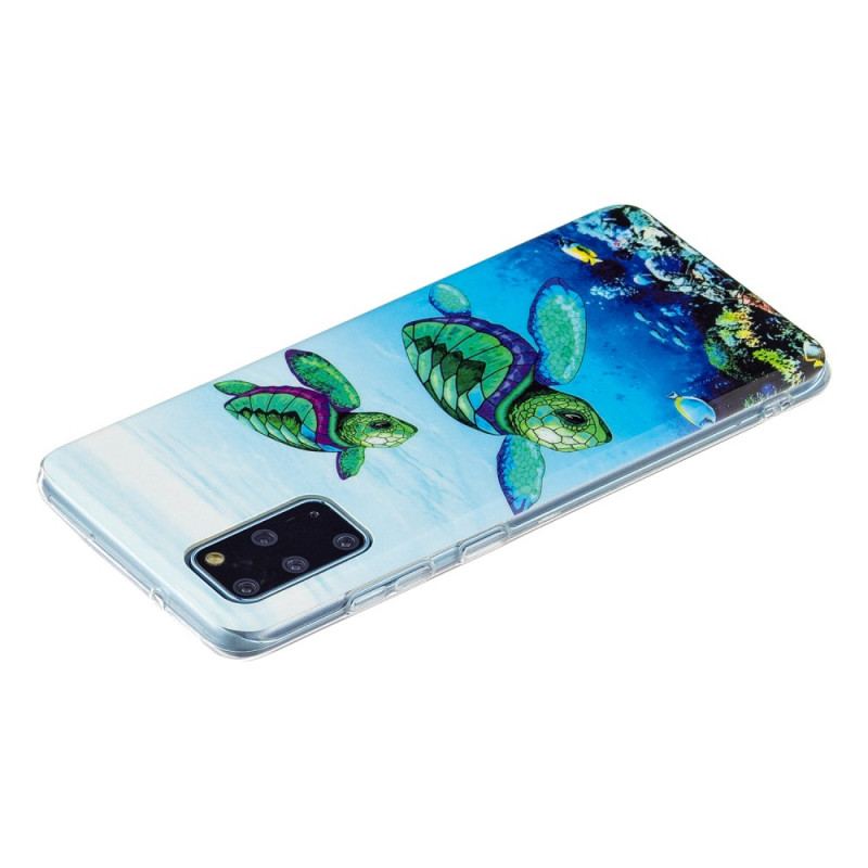 Capa Para Samsung Galaxy S20 Plus / S20 Plus 5G Tartarugas Fluorescentes