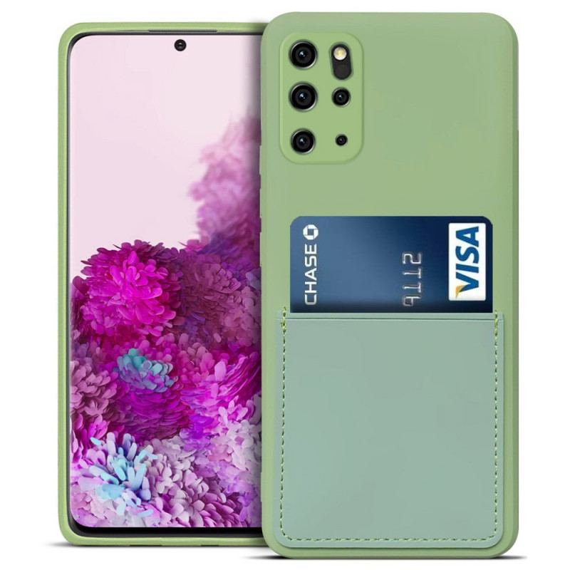 Capa Para Samsung Galaxy S20 Plus / S20 Plus 5G Titular De Cartão De Silicone Líquido