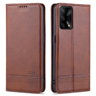 Capa De Celular Para Oppo A74 4G Flip Couro Sintético Azns