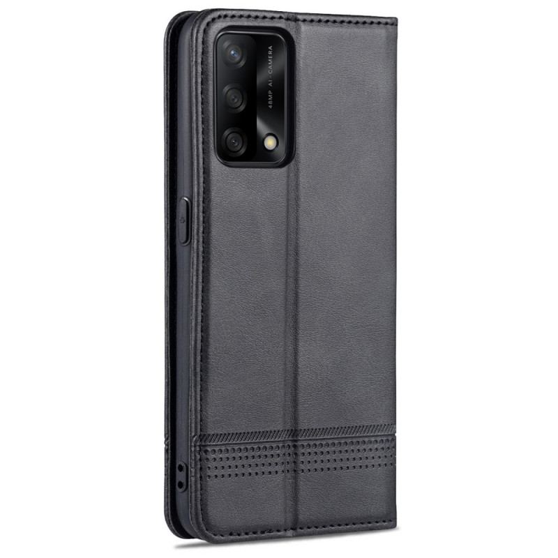 Capa De Celular Para Oppo A74 4G Flip Couro Sintético Azns