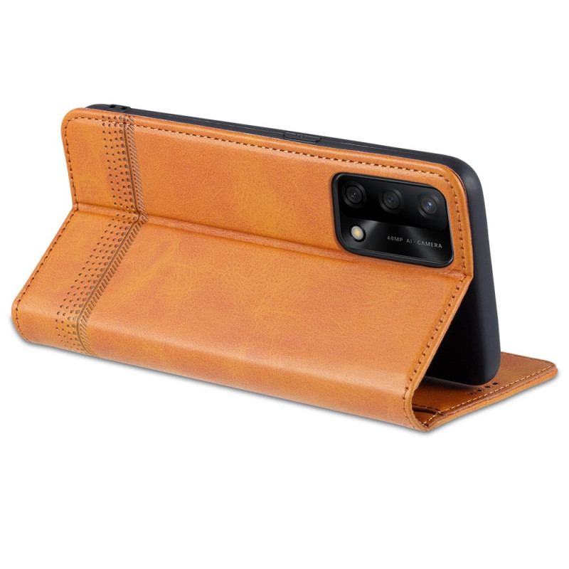 Capa De Celular Para Oppo A74 4G Flip Couro Sintético Azns