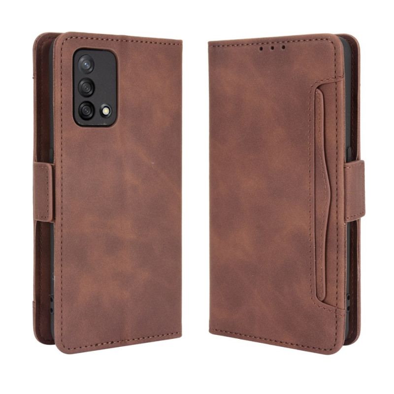 Capa De Couro Para Oppo A74 4G Multi-card Premier Class