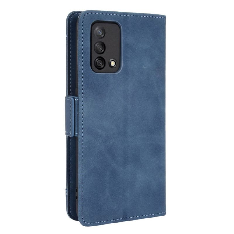 Capa De Couro Para Oppo A74 4G Multi-card Premier Class