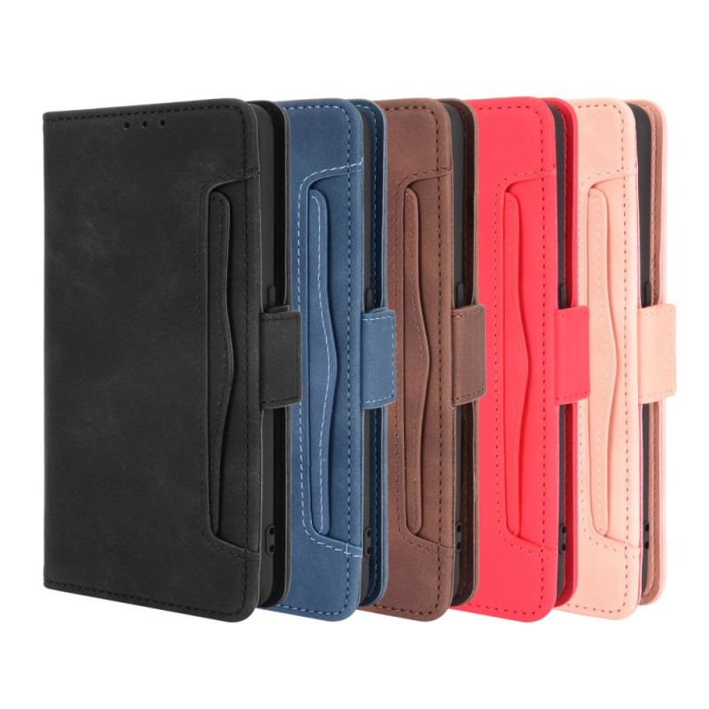 Capa De Couro Para Oppo A74 4G Multi-card Premier Class