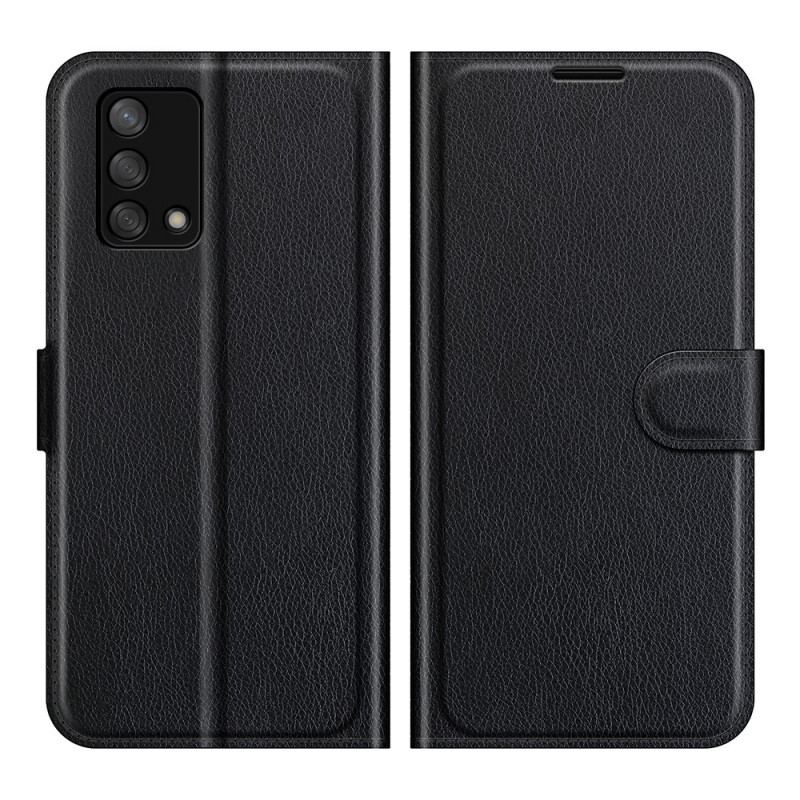 Capa Em Pele Para Oppo A74 4G Clássico