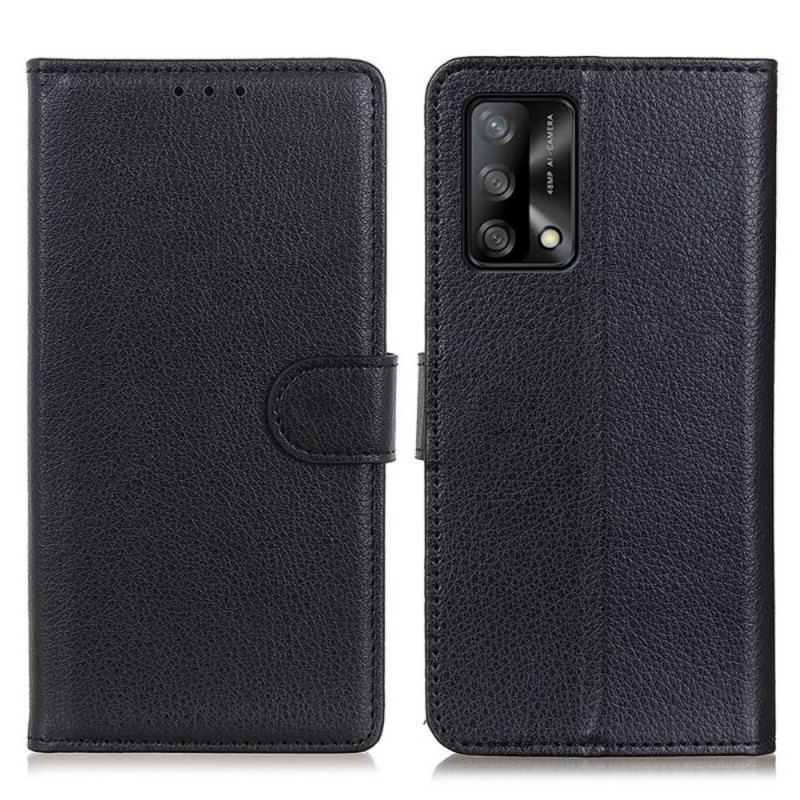 Capa Flip Para Oppo A74 4G Tradicionalmente Lichia