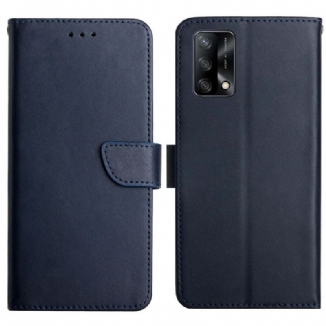 Capa Folio Para Oppo A74 4G Couro Napa Genuíno