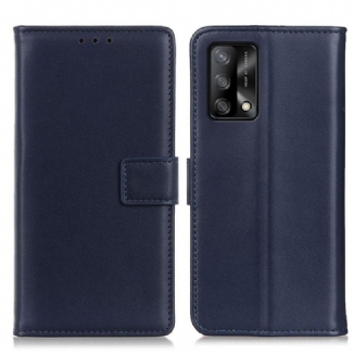 Capa Folio Para Oppo A74 4G Couro Sintético Liso