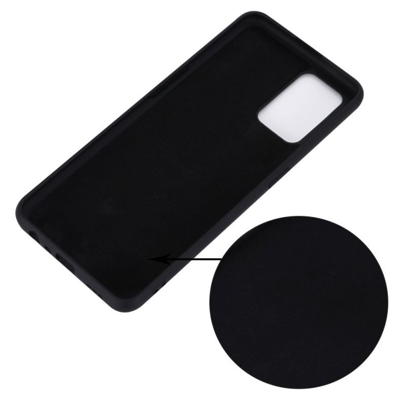 Capa Para Oppo A74 4G Silicone Líquido Com Cordão