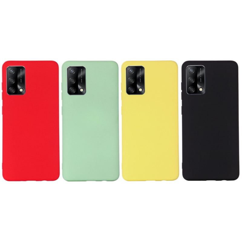 Capa Para Oppo A74 4G Silicone Líquido Com Cordão