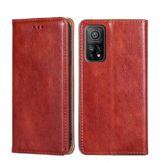 Capa De Celular Para Xiaomi Mi 10T / 10T Pro Flip Cor Pura