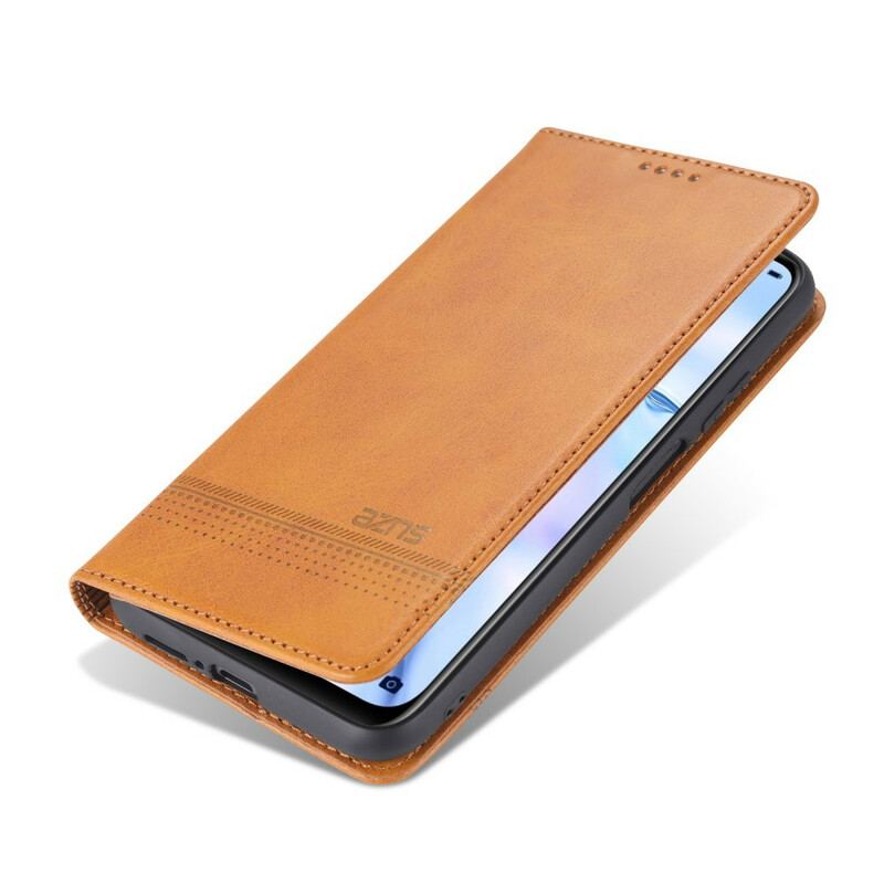 Capa De Celular Para Xiaomi Mi 10T / 10T Pro Flip Estilo De Couro Azns