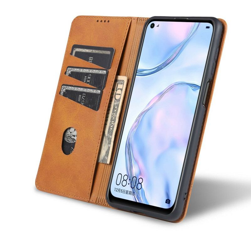 Capa De Celular Para Xiaomi Mi 10T / 10T Pro Flip Estilo De Couro Azns