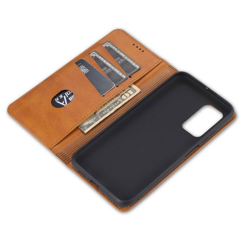 Capa De Celular Para Xiaomi Mi 10T / 10T Pro Flip Estilo De Couro Azns