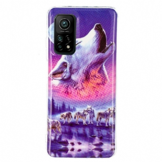 Capa De Celular Para Xiaomi Mi 10T / 10T Pro Fluorescente Wolf Series