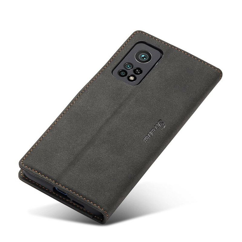 Capa De Couro Para Xiaomi Mi 10T / 10T Pro Forwenw Efeito Couro