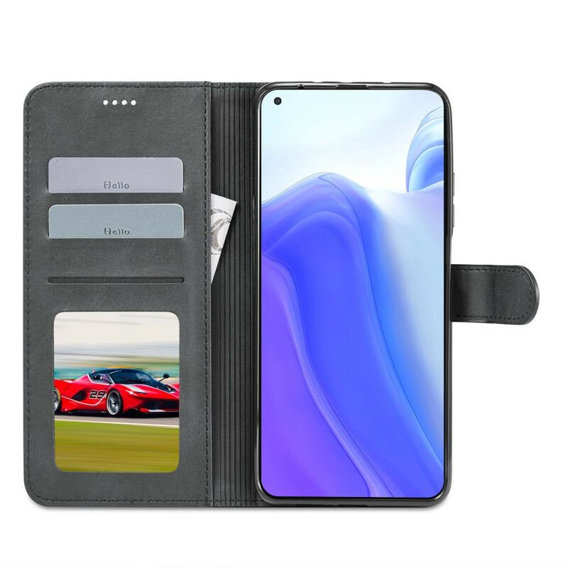 Capa De Couro Para Xiaomi Mi 10T / 10T Pro Lc.imeeke Efeito Couro