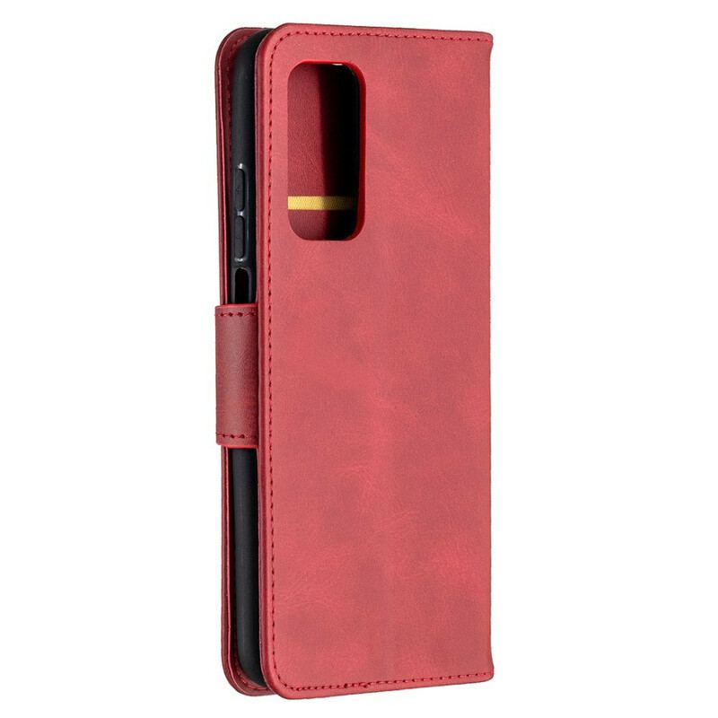 Capa Em Pele Para Xiaomi Mi 10T / 10T Pro Flip Retalho Oblíquo