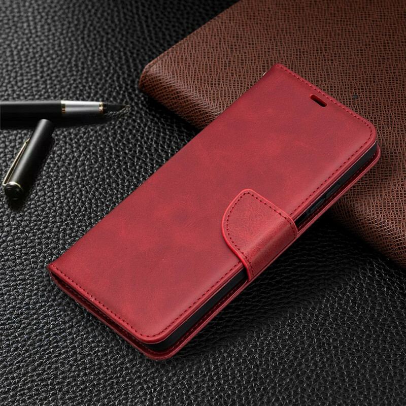 Capa Em Pele Para Xiaomi Mi 10T / 10T Pro Flip Retalho Oblíquo