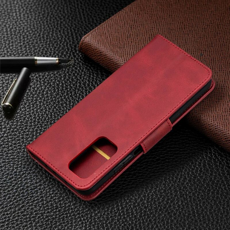 Capa Em Pele Para Xiaomi Mi 10T / 10T Pro Flip Retalho Oblíquo