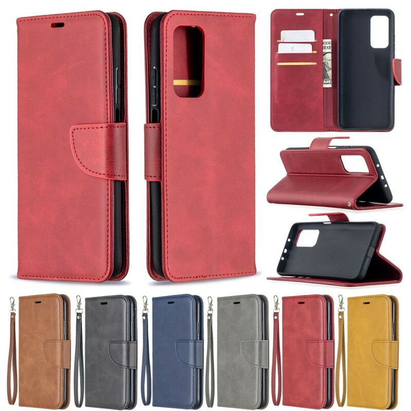 Capa Em Pele Para Xiaomi Mi 10T / 10T Pro Flip Retalho Oblíquo