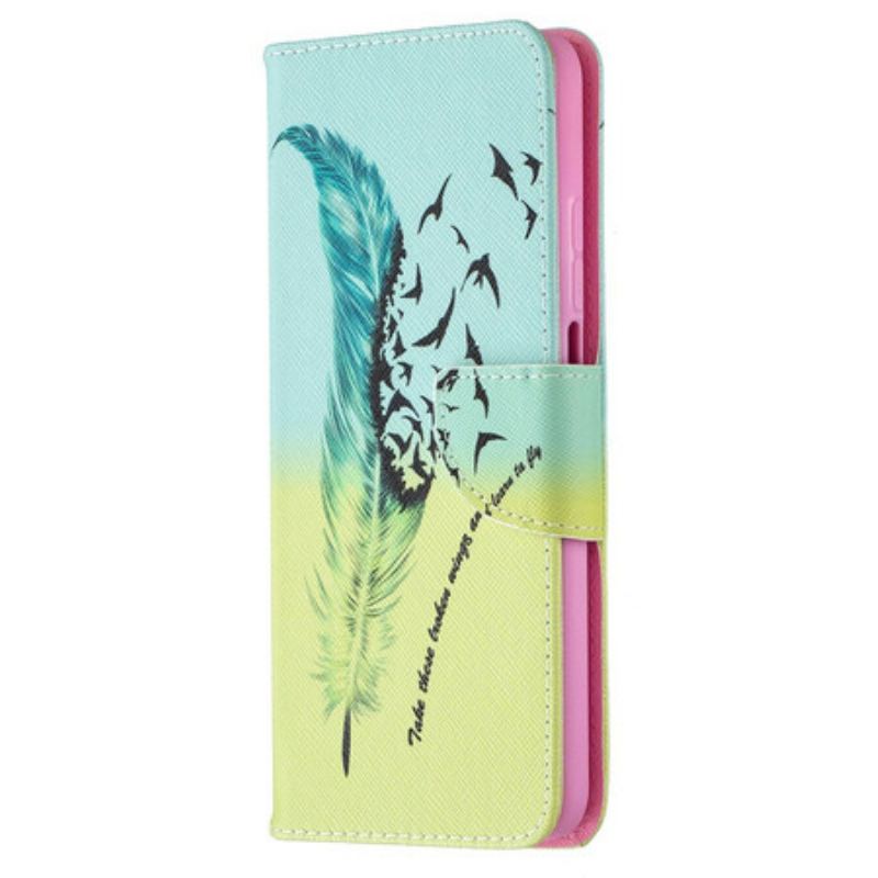 Capa Flip Para Xiaomi Mi 10T / 10T Pro Aprender A Voar