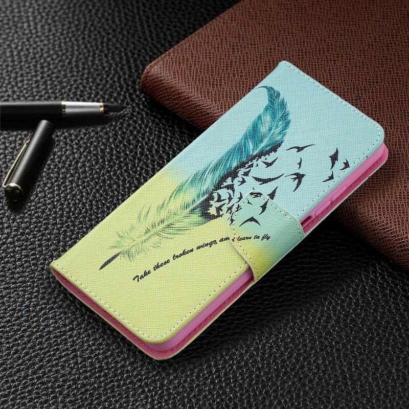 Capa Flip Para Xiaomi Mi 10T / 10T Pro Aprender A Voar