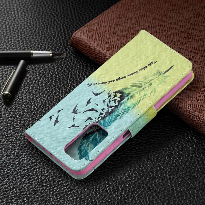 Capa Flip Para Xiaomi Mi 10T / 10T Pro Aprender A Voar