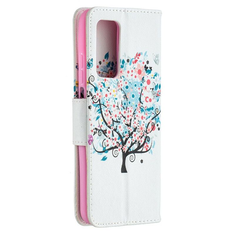 Capa Flip Para Xiaomi Mi 10T / 10T Pro Árvore Florida