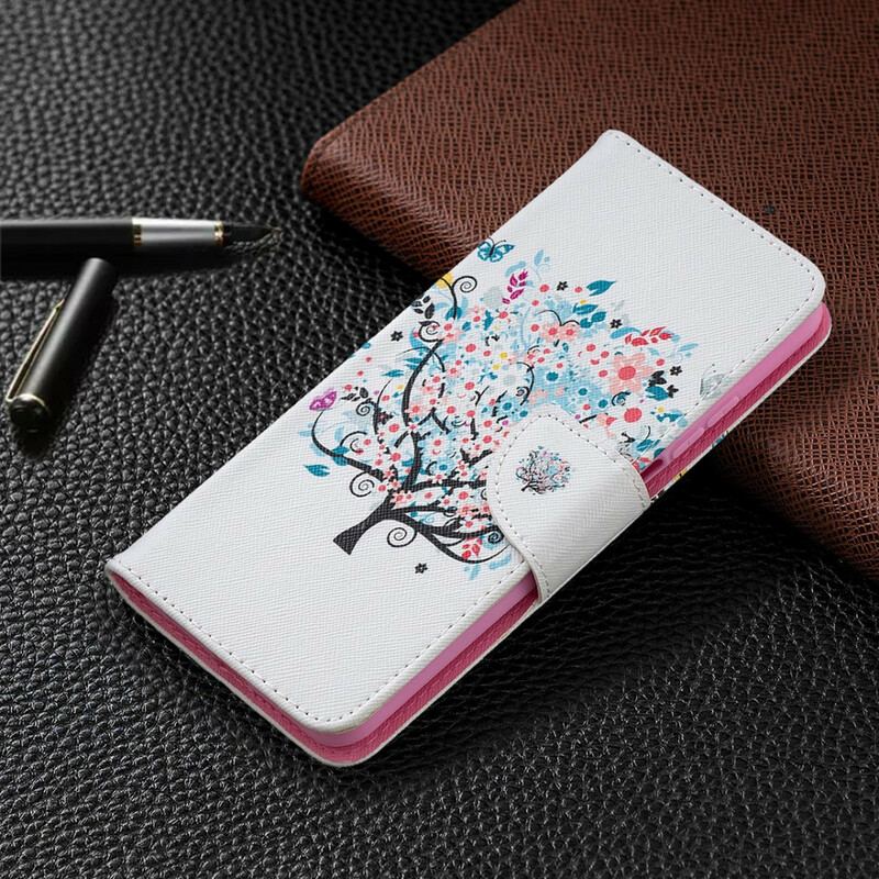 Capa Flip Para Xiaomi Mi 10T / 10T Pro Árvore Florida