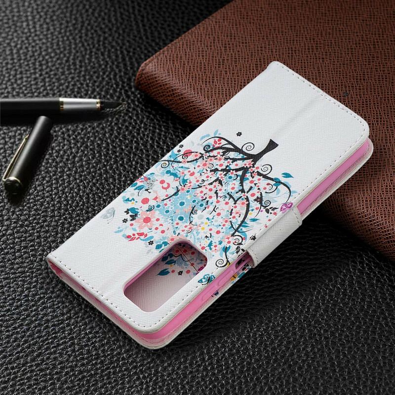 Capa Flip Para Xiaomi Mi 10T / 10T Pro Árvore Florida