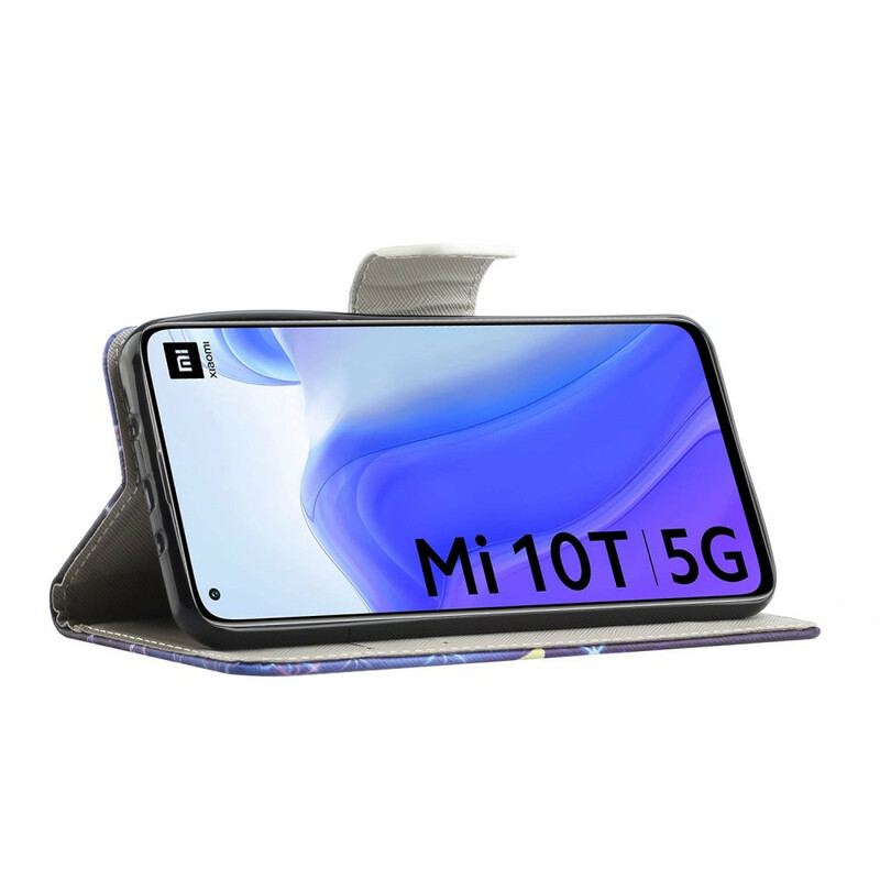 Capa Flip Para Xiaomi Mi 10T / 10T Pro Borboletas