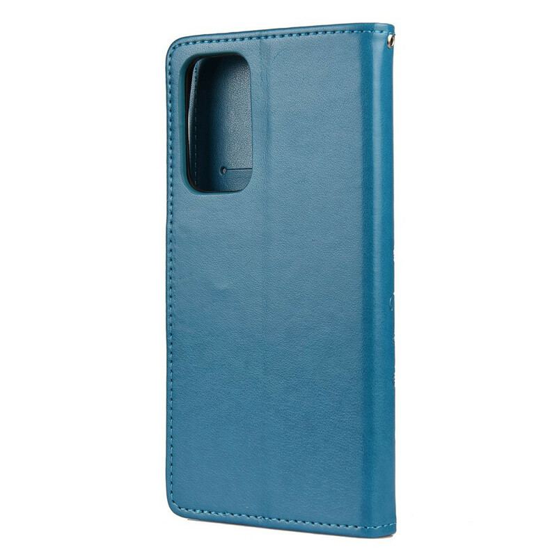 Capa Flip Para Xiaomi Mi 10T / 10T Pro Borboletas E Flores Asiáticas