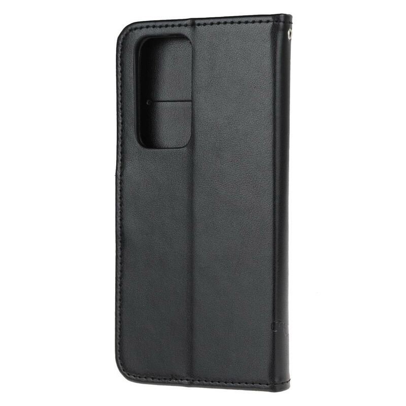 Capa Flip Para Xiaomi Mi 10T / 10T Pro Borboletas E Flores Asiáticas