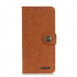 Capa Flip Para Xiaomi Mi 10T / 10T Pro Couro Dividido Retrô Khazneh