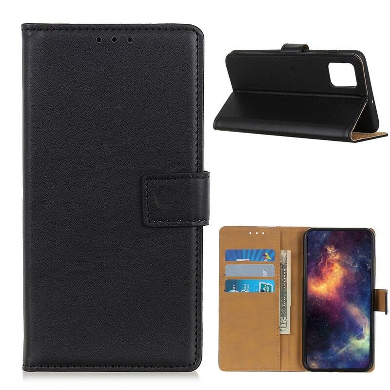 Capa Flip Para Xiaomi Mi 10T / 10T Pro Couro Sintético Liso