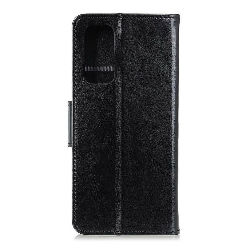 Capa Flip Para Xiaomi Mi 10T / 10T Pro Couro Sintético Vitrificado