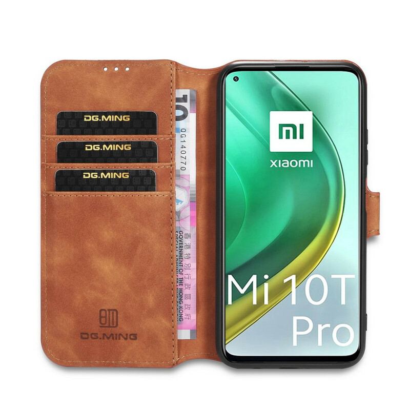 Capa Flip Para Xiaomi Mi 10T / 10T Pro Dg.ming Retro