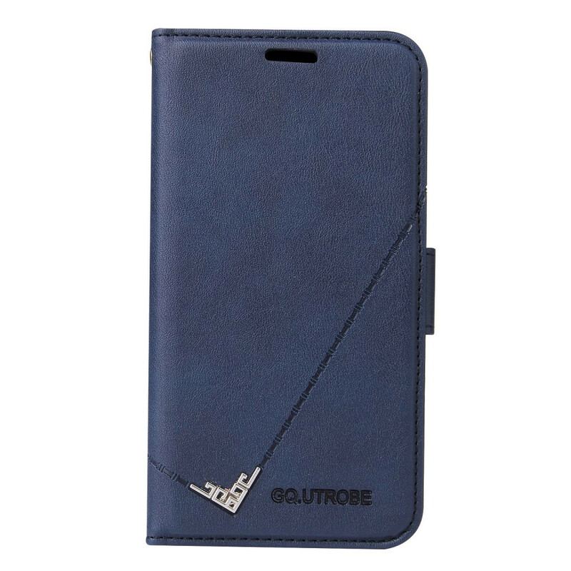 Capa Flip Para Xiaomi Mi 10T / 10T Pro Imitação De Couro Fantasia Metal Gq.utrobe